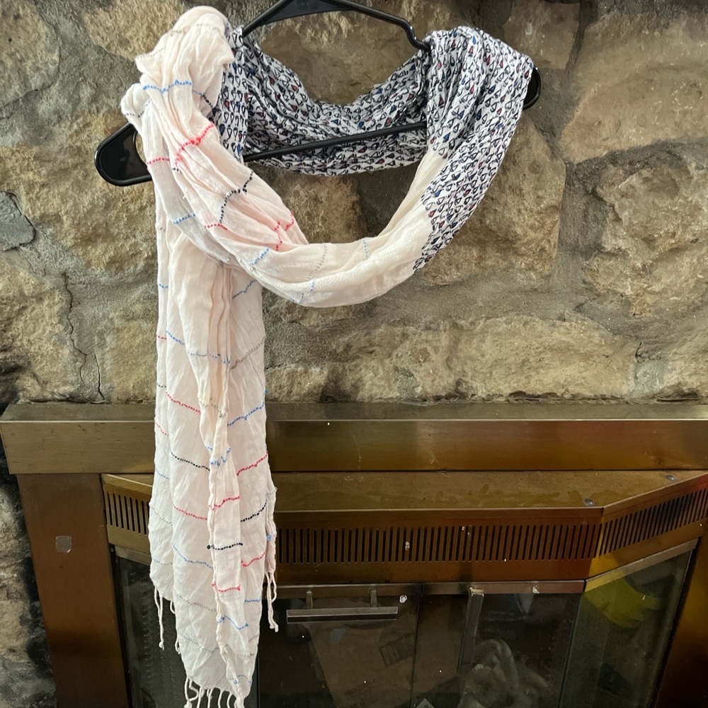 Nautical theme scarf